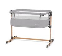 kk Kinderkraft Cuna Colecho 2 en 1 NESTE AIR, Ajustable, Imitación de Madera, Accesorios, Gris