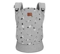Kk Kinderkraft Mochila Portabebé Milo, Canguro, Ergonómico, Transpirable, Gris