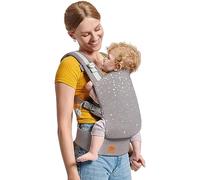 Mochila Portabebé NINO CONFETTI gris