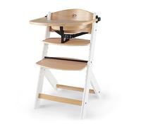 kk Kinderkraft Trona Bebé de Madera ENOCK, Evolutiva Silla Alta, Ergonómica, Regulable, Blanco