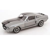 KK Scale KKDC120171 Mustang Shelby GT500 Eleanor 1967 Grey Metallic & Black Gone In 60 Seconds Look-A-Like - Escala 1/12 - Coche en Miniatura