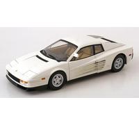 KK Scale KKDC120203 - Ferrar. Testarossa Monospecchio Miami Vice US Version White 1984 with Opening Doors Hood and Headlights - Escala 1/12 - Coche en Miniatura