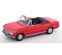 KK Scale KKDC181103 - B-M-W 2002 Cabrio Red 1968 with Removable Soft-Top - Escala 1/18 - Coche en Miniatura