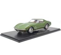 KK Scale KKDC181221 - Chevrole. Corvett. C3 Green Metallic 1972 - Escala 1/18 - Coche en Miniatura