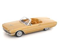 KK Scale KKDC181342 - For. Thunderbird Convertible Gold Metallic 1966 - Escala 1/18 - Coche en Miniatura
