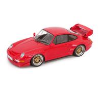 KK Scale KKDC181425B - Porsch. 911 (993) GT2 BB S Rims Red 1996 - Escala 1/18 - Coche en Miniatura