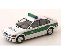 KK Scale KKDC181434-3ER E46 Limousine German Police 1999 White & Green - Escala 1/18 - Coche en Miniatura