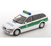 KK Scale KKDC181464-3ER E46 Touring German Polizei 1999 - Escala 1/18 - Coche en Miniatura