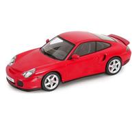 KK Scale Modelo de colección Porsch. 911 (996) Turbo Red 1/18 modelo de metal