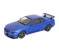 KK-Scale Nissa. SKYLINE GT-R R34 V-SPEC II 1/12 Azul Metálico 2001