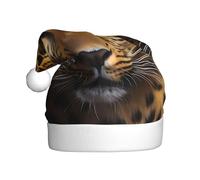 KKAFGBV Classic The Deep Eyed Leopard Printed Christmas, for Christmas Party Supplies and Gifts Winter Snow Hat