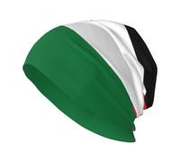 KKAFGBV Elegante sombrero de punto estampado de la bandera de las islas Wallis y Futuna, un diseño de rayas unisex, casual y versátil, adecuado para todas las estaciones, Bandera del Sáhara Occidental
