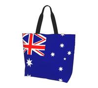 KKAFGBV Elegante y lujoso bolso de mano con bandera cubana, gran capacidad, ligero y plegable, Bandera de Australia, Talla única