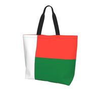 KKAFGBV Elegante y lujoso bolso de mano con la bandera de Mozambique, gran capacidad, ligero y plegable, Bandera de Madagascar, Talla única
