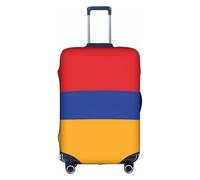 KKAFGBV Maleta estampada con la bandera de Armenia resistente a la cubierta para maletas con ruedas de 18 a 22 pulgadas, esencial para viajar, White, L