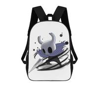 KKARNXOR Hollow Game Knight Mochilas 17 En Bolsa De Computadora Multifuncional Mochila Informal Mochila Escolar Ligera Mochila