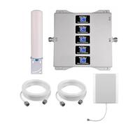 KKBSTR Amplificador 4G 5G Repetidor Señal Movil, 5 Bandas 800/900/1800/2100/2600MHz, Mejora la Señal de Tu Teléfono Móvil