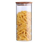 KKC Bote Para Café,Tarro De Café HerméTico,Frascos De Cristal Con Tapa, Bote Cafe Hermetico,Para 500G Cafe Grano O Cafe Molido,1450Ml