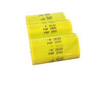 KKCZOFMJ Condensador sin electrodos de división de frecuencia de Cobre Grueso PMF20uf 250V (1-10 Unidades)(10pcs)