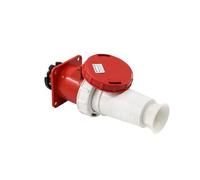 KKCZOFMJ Conector de enchufe y enchufe de aviación industrial impermeable de 3 pines, 4 pines, 5 pines, 63 A, acoplamiento oculto de aviación (4 núcleos rojos)