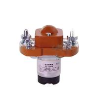 KKCZOFMJ Contactor de Corriente Continua Bomba de Aceite del Panel Trasero de la Carretilla elevadora Modelo Normalmente Abierto Voltajes de Corriente CC 12 V 24 V 36 V 48 V 72 V(300a,2NO-72V)