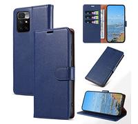 KKEIKO Funda para Xiaomi Redmi 10 / Redmi 10 2022 / Redmi 10 Prime, Billetera Carcasa de PU Cuero, Anti Golpes Magnético Funda con Stand Function para Xiaomi Redmi 10 / Redmi 10 Prime, Azul