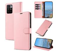 KKEIKO Funda para Xiaomi Redmi 10 / Redmi 10 2022 / Redmi 10 Prime, Billetera Carcasa de PU Cuero, Anti Golpes Magnético Funda con Stand Function para Xiaomi Redmi 10 / Redmi 10 Prime, Rosa