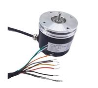 KKHCMZPI Controlador de línea de codificador incremental rotatorio BE-178 A5 con Ranura, Eje sólido de 5 mm, resolución de 2500 pulsos, 58 mm Exterior