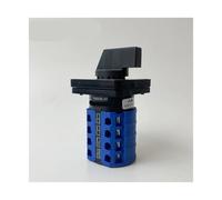 KKHCMZPI Interruptor de Leva Giratorio Universal eléctrico de 2/3/4/5 Posiciones, 20 A, 4 Polos, contactos Plateados YMW26 LW26-20/4(Man Off Auto)