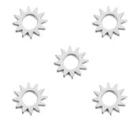 kkjoy 5Pcs DIY Dijes de Sol para Hacer Joyas y Manualidades, Colgante de Joyería de Acero Inoxidable para Hacer Pulsera Collar Pendientes (Sol 1)