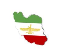 KKJOY Alfiler de Mapa Bandera Emblema de Irán de Acero Inoxidable Alfiler de Solapa Patriótico Unisex Color Bandera Joyería León Persa y Sol para Mujer Hombre(Estilo 9, Plata)