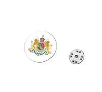 KKJOY Alfiler de Mapa Bandera Emblema de Irán de Acero Inoxidable Alfiler de Solapa Patriótico Unisex Color Bandera Joyería León Persa y Sol para Mujer Hombre(Estilo 18, Plata)