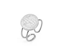kkjoy Anillo Ajustable con Mapa Mundial Patrón de Globo Terráqueo Viajeros