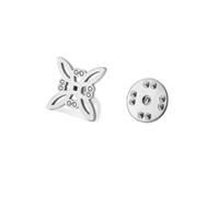 KKJOY Broches de Nudo de Brujas de Acero Inoxidable Alfiler de Solapa Accesorios de Vestimenta Joyas de Brujería Símbolo Mágico para Mujer Hombre(Estilo 4, Plata)