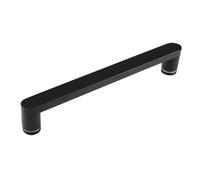 KKJPL Kit De Reemplazo De Manija Y Tirador For Puerta De Ducha For Puerta De Vidrio, Manija For Puerta De Baño, For Mampara De Ducha Interna/externa(Black,Pitch-60CM)