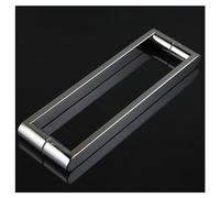 KKJPL Manija De Puerta De Ducha De Vidrio Kit De Reemplazo De Manija Y Tirador De Puerta De Ducha De Acero Inoxidable Resistente For Mampara De Ducha Interior/exterior(Pitch-160mm)