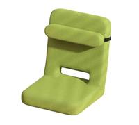 KKJPL Silla De Piso con Respaldo, Silla De Lectura Ajustable, Cómoda Y Plegable, Reclinable, 5 Posiciones Ajustables, For Sala De Estar Y Dormitorio.(Green)