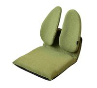 KKJPL Sillón De Suelo con Respaldo, Cómodo Sillón De Lectura, Sillón Ergonómico For Juegos, 5 Posiciones Ajustables, For Apartamento, Dormitorio Y Balcón.(Green)