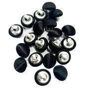 KKmeter 20 Pack Tuxedo Buttons Smooth Satin Covered Metal Shank Buttons for Vintage Suits Bridal Dress Gowns Blouses Coats 10mm