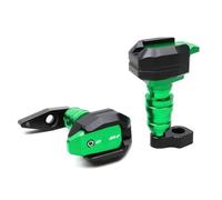 KKMNAIF Motor Topes Anticaida para Kawasaki para ER-6N ER-6F Motocicleta CNC Protección contra Caídas Marco Deslizante Carenado Protector Crash Pad Protector Moto Deslizadores de Marco(10)