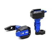 KKMNAIF Motor Topes Anticaida para Kawasaki para ER-6N ER-6F Motocicleta CNC Protección contra Caídas Marco Deslizante Carenado Protector Crash Pad Protector Moto Deslizadores de Marco(13)