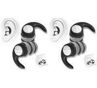 KKNE Tapones Oídos Ruido Dormir, 1 Pares de Tapones Oídos de Silicona Reutilizables Lavableques contra El Ronquido Protección Auditiva para Fiesta, Música, Festival, Concierto, Trabajo (Paquete de 2)