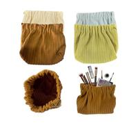 KKONHII 4 bolsas de maquillaje pequeñas, organizador de bolso pequeño, organizador portátil, mini bolsa de cosméticos, bolsa impermeable para mujer, bolsa de viaje con cierre automático, kit de viaje