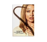KKPLO Póster de película "I Know What You Did Last Summer" (Sé lo que hiciste el último verano), póster decorativo de lienzo para pared e impresión artística moderna para dormitorio familiar, 40 x 60