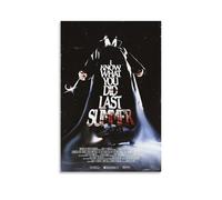 KKPLO Póster de película vintage con texto en inglés "I Know What You Did Last Summer" (Sé lo que hiciste el último verano)