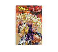 KKPLO Póster decorativo de Dragon Ball Z, lienzo para pared e impresión artística moderna, decoración de dormitorio familiar, 20 x 30 cm