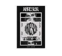 KKPLO Póster decorativo de Maneskin para pared, lienzo de pintura e imagen artística moderna para decoración de dormitorio familiar, 40 x 60 cm