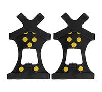 KKPLZZ 10 Clavos Antideslizantes para Zapatos de Escalada en Hielo y Nieve, Tacos con Agarre para Hielo, Cubierta para Zapatos para Pesca en, Montañismo, esquí, Camino Fangoso (L)