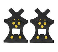 KKPLZZ 10 Clavos Antideslizantes para Zapatos de Escalada en Hielo y Nieve, Tacos con Agarre para Hielo, Cubierta para Zapatos para Pesca en, Montañismo, esquí, Camino Fangoso (M)