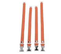 KKPLZZ 4 Correas para Zancos de Paneles de Yeso, Correas Ajustables de Nailon para Piernas con Hebilla de Aleación de Aluminio para Hombres y Mujeres, Kit de Correa de Repuesto para (Marrón)